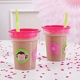 Pink Mod Monkey Tumbler (1) Party Supplies