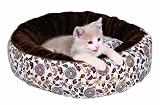 Asta cat / doog bed, ø 50 cm, beige/brown