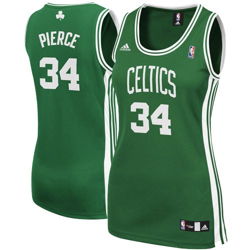 adidas Paul Pierce Boston Celtics Women's Replica Jersey - Kelly Green (Medium)