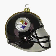 Pittsburgh Steelers NHL Hockey Blown Glass 4" Christmas Tree Ornament - NFL Football