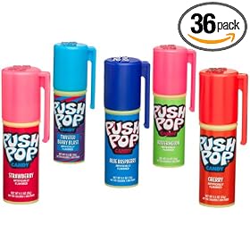 The Topps Company Push Pop Fruit Frenzy, Packages (Pack of 36)