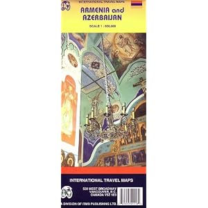 Waterproof Armenia and Azerbaijan Map by ITMB (Travel Reference Map) by ITMB Publishing