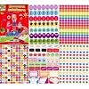 Over 1000 reward stickers childrens teachers smiley face stars and more