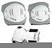 Toys : Knee Pads, Elbow Pads & Wrist Guards - SFR Triple Pad Set AC960P - White - Small (Youth 8-12yrs)