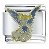 Blue Fairy Italian Charms Bracelet Link