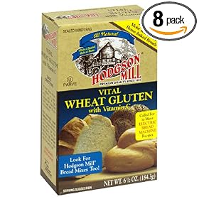 Hodgson Mill Vital Wheat Gluten with Vitamin C, 6.5-Ounce Boxes (Pack of 8)