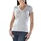 Juniors Mossimo® Red: Short-Sleeve V-Neck Tee - Heather Gray