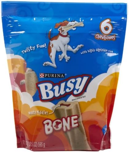 Busy Bone Chew Bone for Small and Medium Dogs - 21 oz