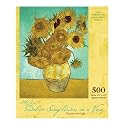 Puzzles Plus Sunflowers Van Gogh 500 Piece Jigsaw Puzzle