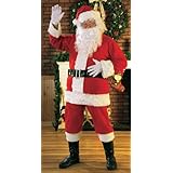 Xmas Christmas Mens Santa Claus Suit Outfit Costume