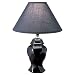 Ceramic Table Lamp - Black (13