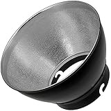 Fotodiox 8" Reflector for Elinchrom Strobe light Calumet Genesis Strobe Light