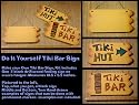 Make Your Own Driftwood Tiki Bar Sign !!!!