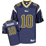 Marc Bulger #10 Saint Louis Rams Youth NFL Replica Player Jersey by Reebok (Navy Blue)