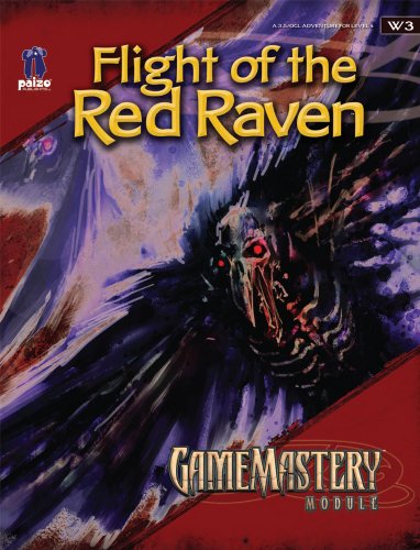 Cover image : Flight Of The Red Raven: Pathfinder Module W3 Wilderness Adventure (Gamemastery)
