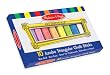 Melissa and Doug 10 piece Jumbo Triangular Chalk Fine Motor Development Preschool Toy