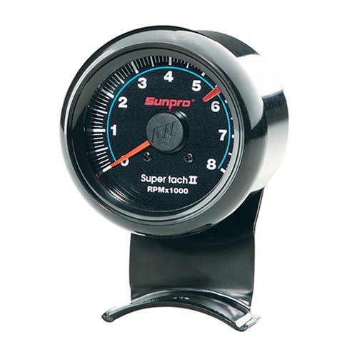 Sunpro CP7906 Mini Super Tachometer II - Black Dial
