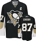 Sidney Crosby Black Reebok NHL Premier Pittsburgh Penguins Jersey - Large