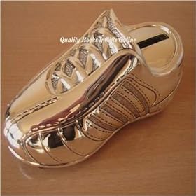 Silver Plated Football Boot Money Box/ Christening/ New