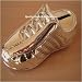 Silver Plated Football Boot Money Box/ Christening/ New