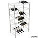 Value Home Chrome Wine Rack 6 Shelves 1043h x 600w x 350d mm