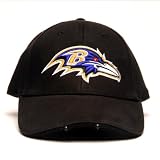 NFL Baltimore Ravens LED Flashlight Adjustable Hat