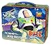 TOY Story 2 Buzz Lightyear Square Metal Tin Kids Lunch Box