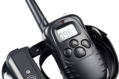 Daxpoo 330 Yards Remote Training E-collar Pet998db-1 Rechargeable and Waterproof Dog Training Collar with Safe Beep, Vibration and Shock Electronic Electric Collar Pet Training Collar