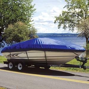 Taylor Made Products Boat Guard Sst Trailerable Boat Cover, 17-19-Feet X 102-Inch Beam for V-Hull Runabout by