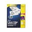 Business Cards,F/Laser Printer,400/PK,3-1/2"x2",White