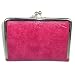 Mundi Snakeskin Print Unique Flat Wallet with Twist Clasp in Choice of Colors