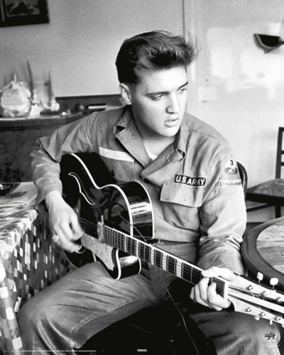 Empire Merchandising 523099 Elvis Presley - EP Guitare Musik Legende Mini-Poster - Druck - Gr&ouml;sse 40 x 50 cm