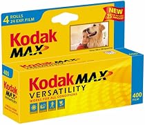 Kodak Gold Max 400 Speed 24 Exposure 35mm Film (4 Pack)