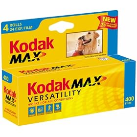 Kodak Gold Max 400 Speed 24 Exposure 35mm Film (4 Pack)