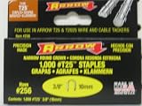 Arrow Fastener 256 3/8-Inch T25 Round Crown Staples (1000-Pack)