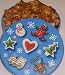 Gourmet Food : Scott's Cakes Peanut Butter Pretzel Nuggets in a Christmas Cookie Tin