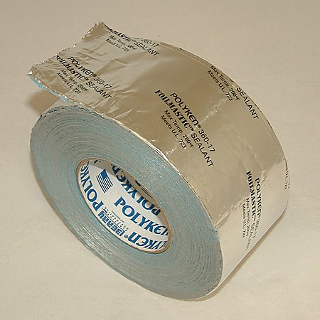 Nashua 360-17 FoilMastic Butyl Rubber Tape: 3 in. x 100 ft. (Silver)