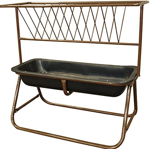 Priefert 5 Bunk Horse Feeder with Hay Rack