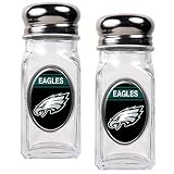 NFL Philadelphia Eagles Salt and Pepper Shaker Set with Crystal Coat