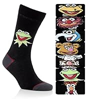 7 Pairs of Cotton Rich Assorted Muppets Socks