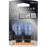 Sylvania 3156 ST 6 BP 12SilverStar Auxiliary Lamp, Pack of 2 by Sylvania