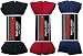Sports : Bundle Original 2stoned Fatlaces Schn&uuml;rsenkel 120cm Schwarz-Rot-Navy
