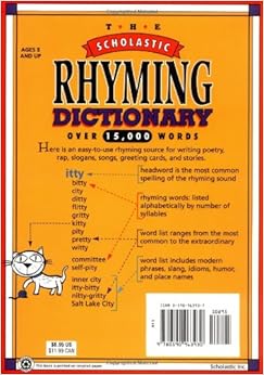 Scholastic Rhyming Dictionary (pb): Sue Young: 9780590963930: Amazon ...
