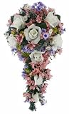 Wildflower Cascade - Silk Wedding Bouquet