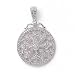 0.5 Carat 14KWG Diamond Filigree Pendant