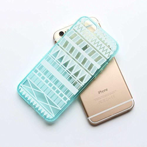 6 Case,iPhone 6 Case -LUOLNH Henna Itzli Mayan Aztec tribal native american indian ethnic TPU Silicone Gel Soft Clear Case Silicone Skin Cover for Apple Iphone 6 4.7 inch Screen -green