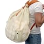 Tide Backpack Laundry Duffle Bag in Tan