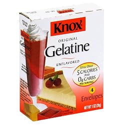 Knox Original Gelatin (4-Count Envelopes), Unflavored, 1-Ounce Boxes (Pack of 48)