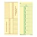 Tops 2-Sided 8 1/4 x 3 3/8 Inch Time Cards with Named Days 500 Pack (1260)