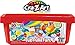 Cra-Z-Art Softee Dough Super Soft Modeling Compound Tub Fulla Fun 18 Piece Bucket - Red